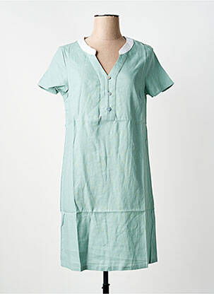 Rochie midi mâneci scurte mâneci scurte albastru ESPRIT DE LA MER femeie