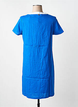 Rochie midi mâneci scurte mâneci scurte albastru ESPRIT DE LA MER femeie
