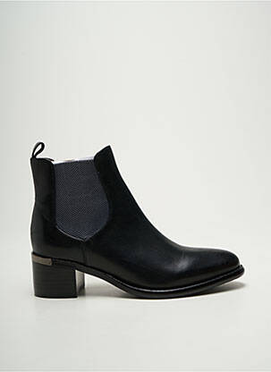 Botine/ghete material neted toc de 4 la 6 cm negru ADIGE femeie