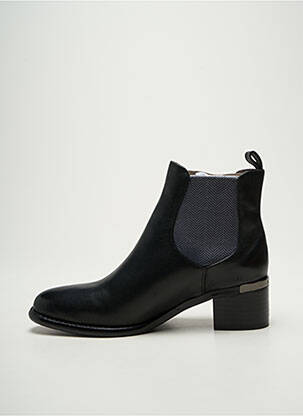 Botine/ghete material neted toc de 4 la 6 cm negru ADIGE femeie