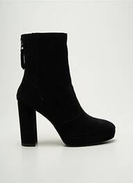 Botine/ghete nubuc toc de 7 la 9 cm negru NERO GIARDINI femeie