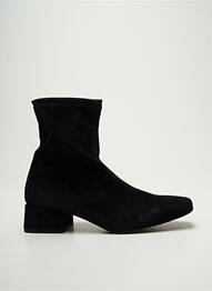 Botine/ghete nubuc toc de 4 la 6 cm negru CRISTINA MILLOTTI femme