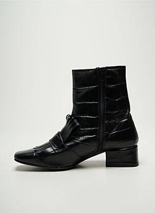 Botine/ghete toc mic toc plat până la 3 cm negru CRISTINA MILLOTTI femeie