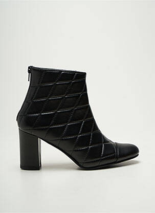 Botine/ghete toc pătrat toc de 4 la 6 cm negru CRISTINA MILLOTTI femeie