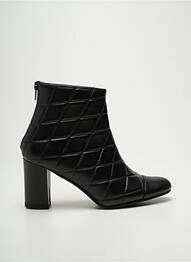 Botine/ghete toc pătrat toc de 4 la 6 cm negru CRISTINA MILLOTTI femme