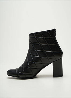Botine/ghete toc pătrat toc de 4 la 6 cm negru CRISTINA MILLOTTI femeie
