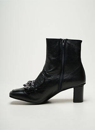 Botine/ghete material neted toc de 4 la 6 cm negru CRISTINA MILLOTTI femeie
