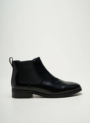 Botine/ghete material neted toc plat până la 3 cm negru CLARKS femeie