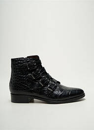 Botine/ghete țesătură satinată toc plat până la 3 cm negru MURATTI femeie