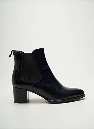 Botine/ghete material neted toc de 4 la 6 cm albastru MURATTI femeie