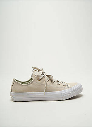 Adidași vârf rotund toc plat până la 3 cm bej CONVERSE femeie