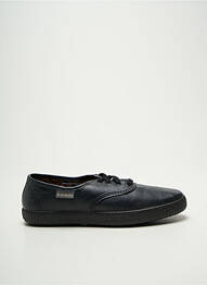 Adidași vârf rotund toc plat până la 3 cm negru VICTORIA femeie