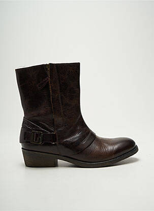 Botine/Ghete maro KICKERS femeie