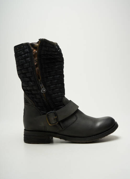 Botine/Ghete negru BUNKER femeie
