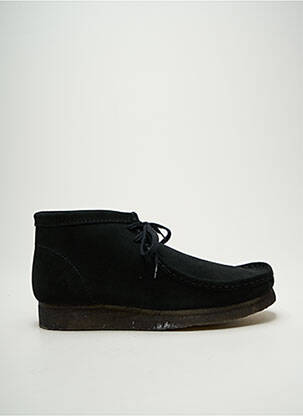 Botine/ghete vârf pătrat vârf pătrat negru CLARKS bărbat
