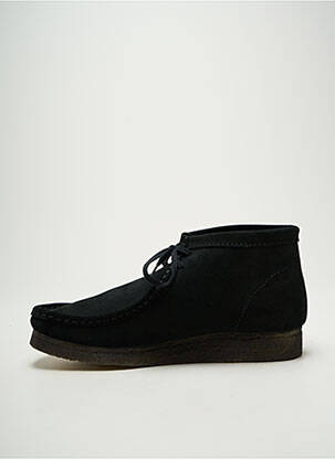 Botine/ghete vârf pătrat vârf pătrat negru CLARKS bărbat