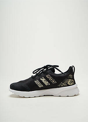 Adidași vârf rotund toc plat până la 3 cm negru ADIDAS femeie
