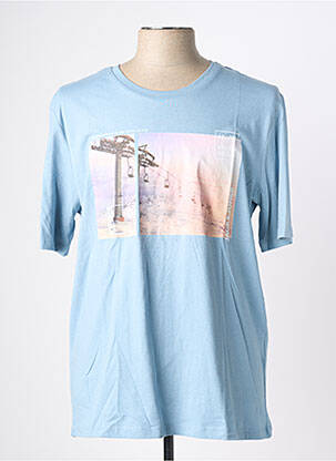 Tricou albastru JACK & JONES bărbat