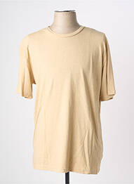 Tricou croială dreaptă mâneci scurte bej JACK & JONES homme