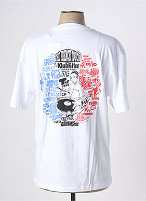 Tricou croială dreaptă mâneci scurte alb JACK & JONES bărbat