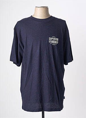 Tricou croială dreaptă mâneci scurte albastru JACK & JONES bărbat