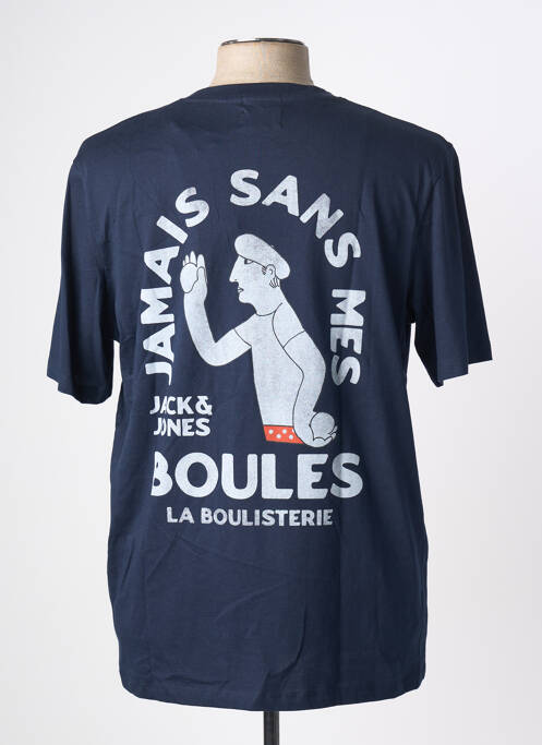 Tricou albastru JACK & JONES bărbat