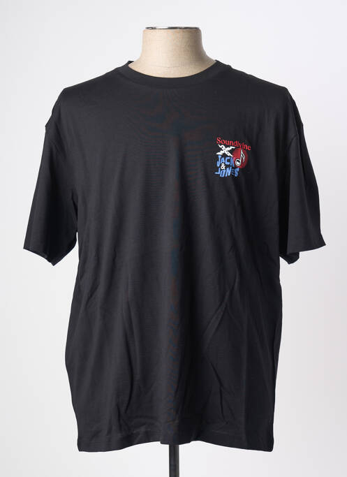 Tricou negru JACK & JONES bărbat