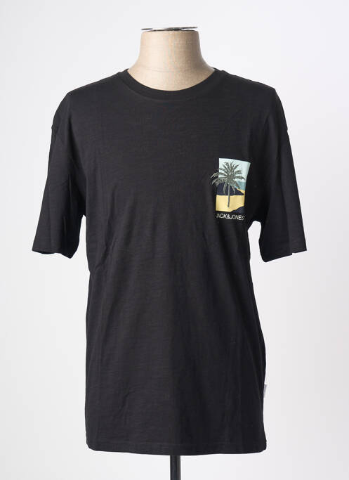 Tricou negru JACK & JONES bărbat