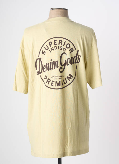 Tricou galben JACK & JONES bărbat