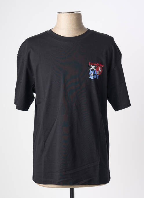 Tricou negru JACK & JONES bărbat