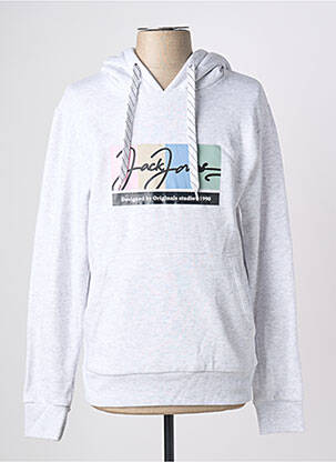 Hanorac cu glugă gri JACK & JONES bărbat