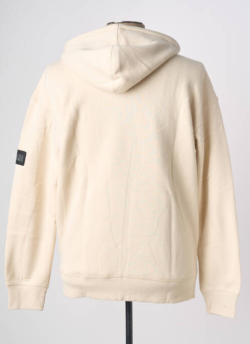 Hanorac cu glugă bej JACK & JONES bărbat