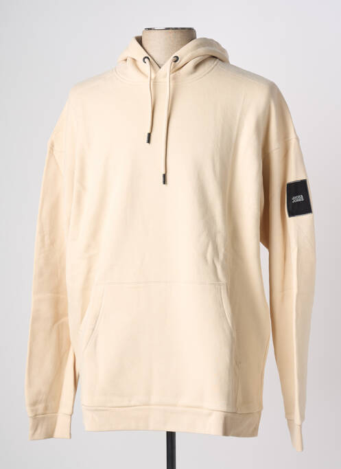 Hanorac cu glugă bej deschis JACK & JONES bărbat