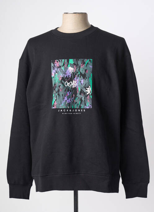 Hanorac negru JACK & JONES bărbat