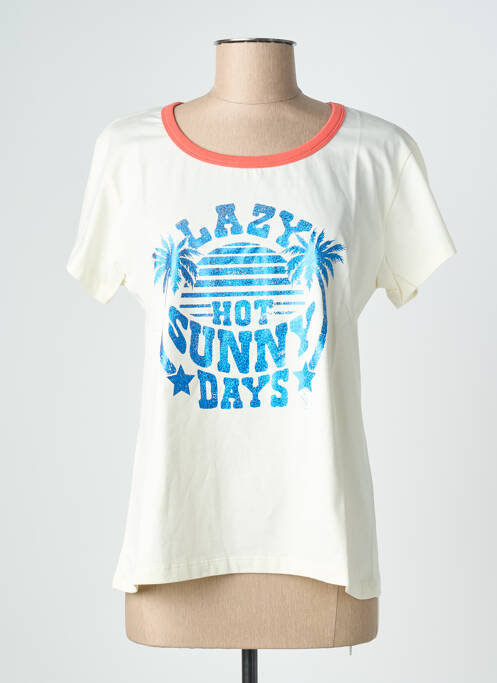 Tricou alb NINE TEES femeie