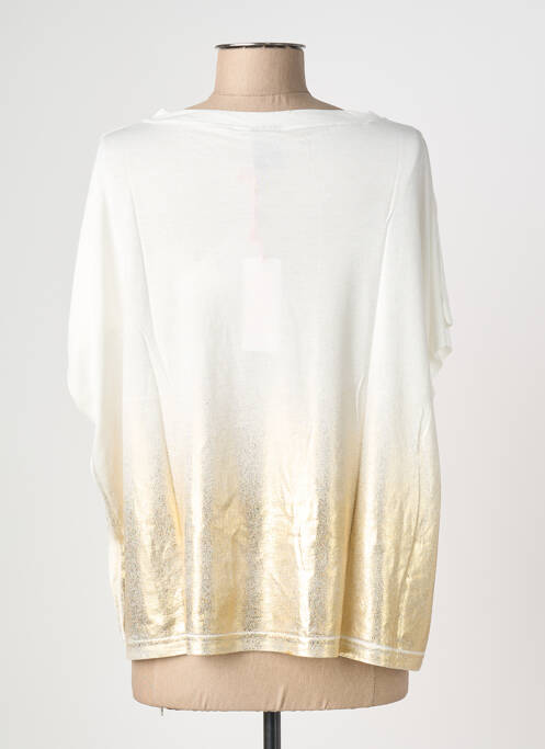 Top alb NINE TEES femeie