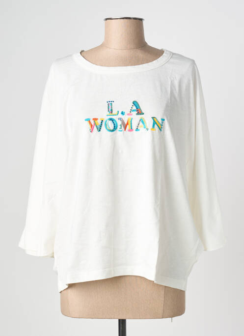 Tricou alb NINE TEES femeie