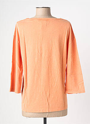 Tricou mâneci 3/4 mâneci 3/4 portocalie NINE TEES femeie