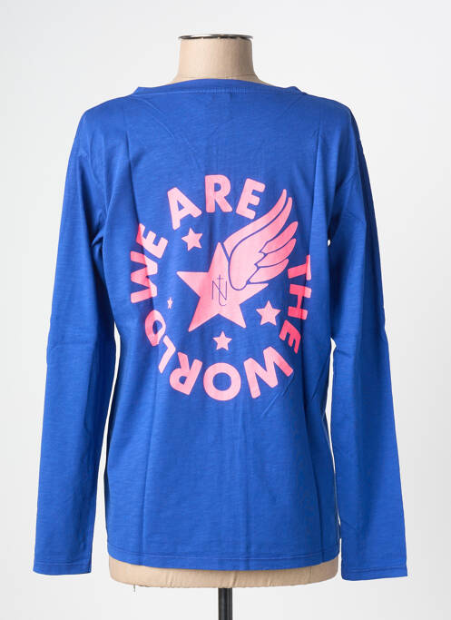 Tricou albastru NINE TEES femeie