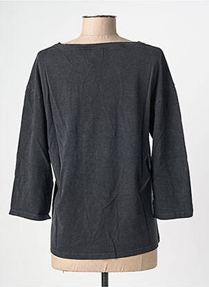 Tricou mâneci 3/4 mâneci 3/4 negru NINE TEES femeie