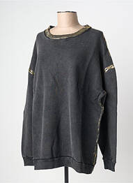 Hanorac mâneci lungi mâneci lungi negru NINE TEES femeie