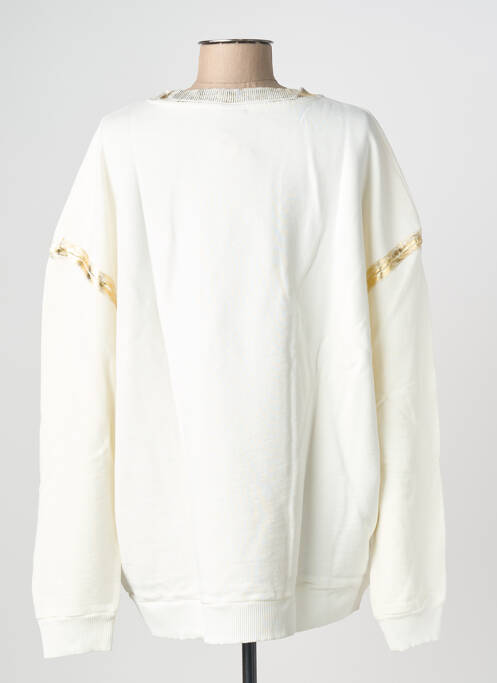 Hanorac alb NINE TEES femeie