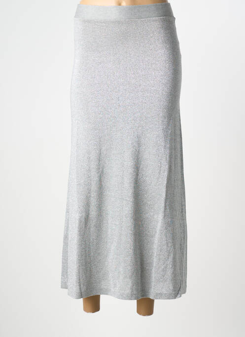 Fustă lungă gri NINE TEES femeie