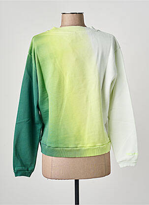 Hanorac elasticitate mâneci lungi verde NINE TEES femeie
