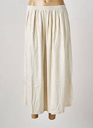 Fustă lungă auriu NINE TEES femeie