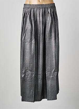 Fustă lungă argintiu NINE TEES femeie