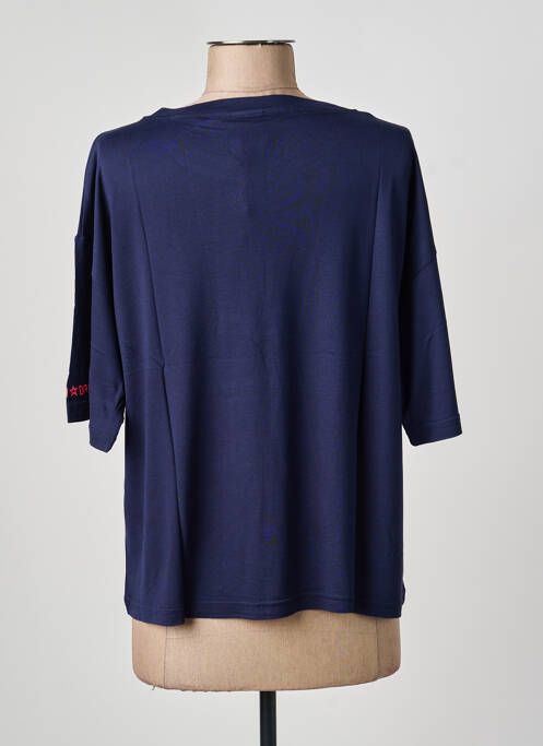 Tricou albastru NINE TEES femeie