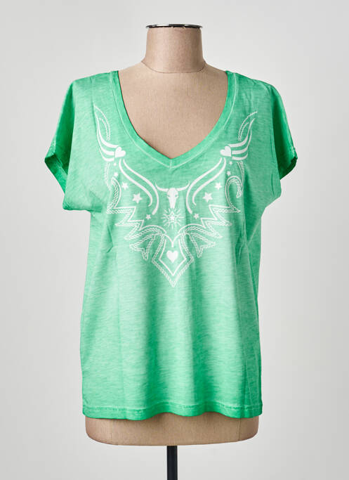 Tricou verde NINE TEES femeie