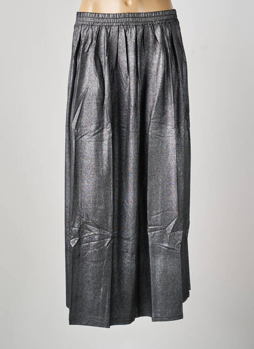 Fustă lungă argintiu NINE TEES femeie