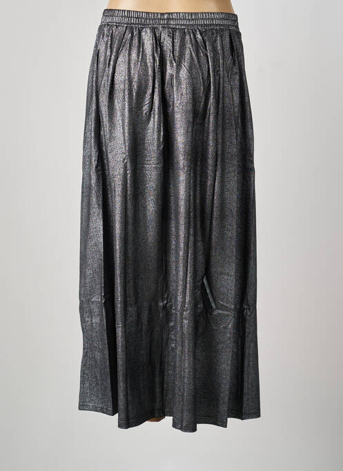 Fustă lungă argintiu NINE TEES femeie